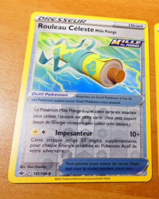 Pokemon Eiskönigin Card Reverse Holo Karte Himmlische Rolle 151/198 DE MINT
