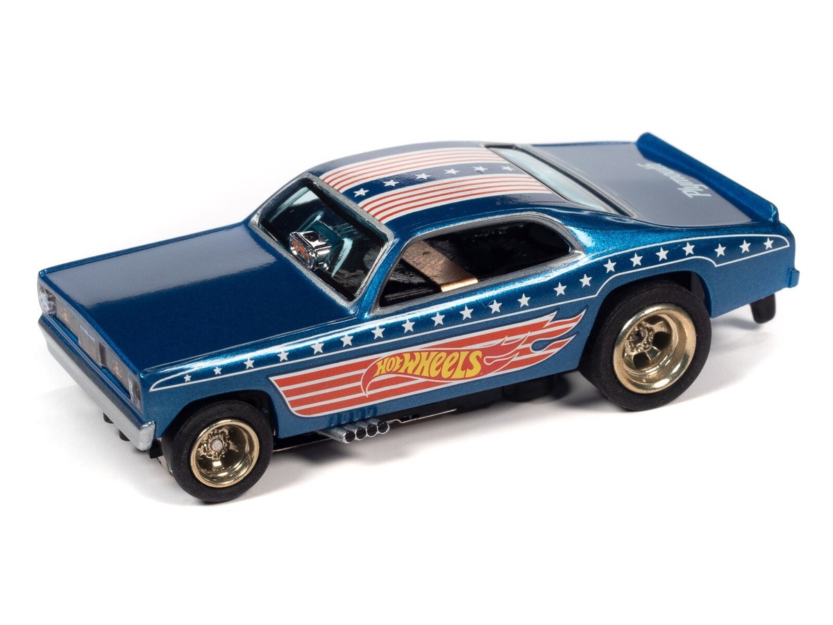 ミニカー 70 PLYMOUTH DUSTER F/C - TARMAC TWISTER Auto World '70 Plymouth Duster Funny Car Stars & Stripes