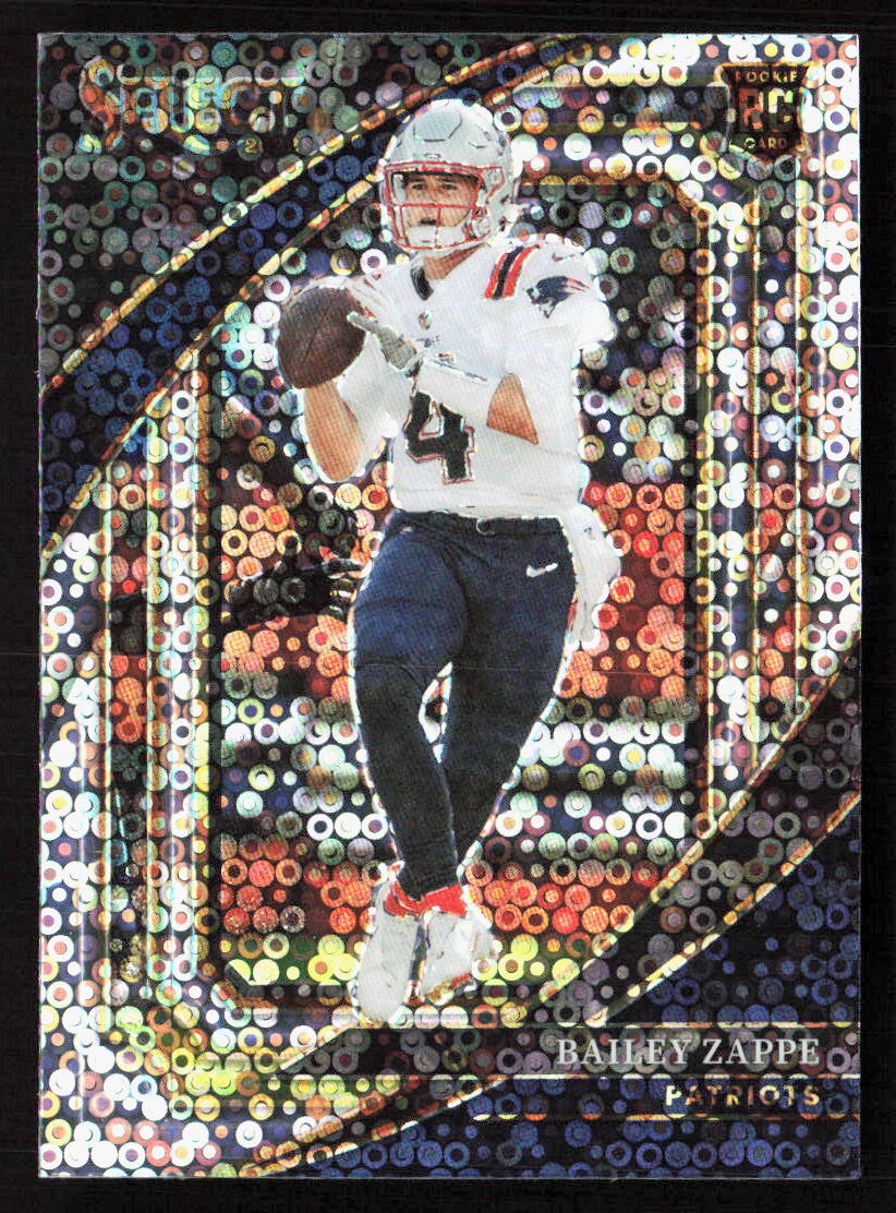 2022 Panini Select Bailey Zappe Suite Level Disco Prizm Rookie #318 Patriots