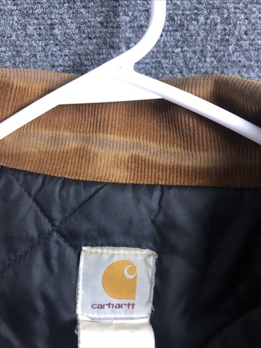 Carhartt Jacket Mens Maybe 2XL Canvas Workwear Barn Coat Quilted Lined Chore - Picture 4 of 14