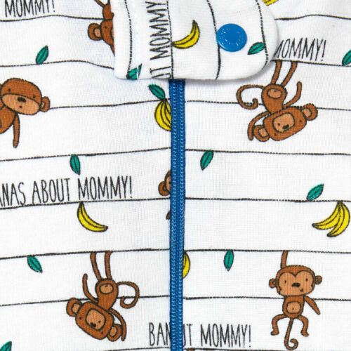 NWT {7 Sizes} The Children's Place MONKEY BANANAS Mommy Footed Sleeper Pajamas