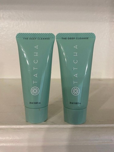 2x Tatcha The Deep Cleanse 20 ml/0,68 fl oz (nuovo di zecca)