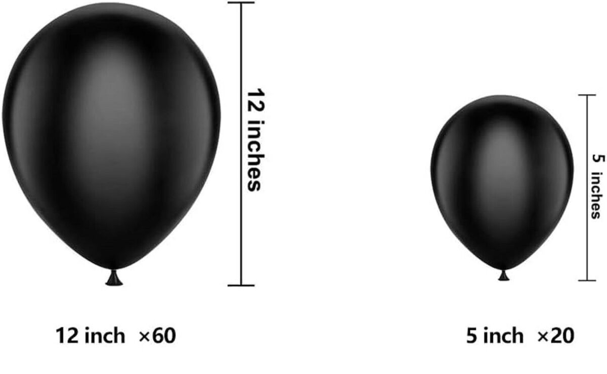 75 Black Balloons 5 75 Black Balloons 5