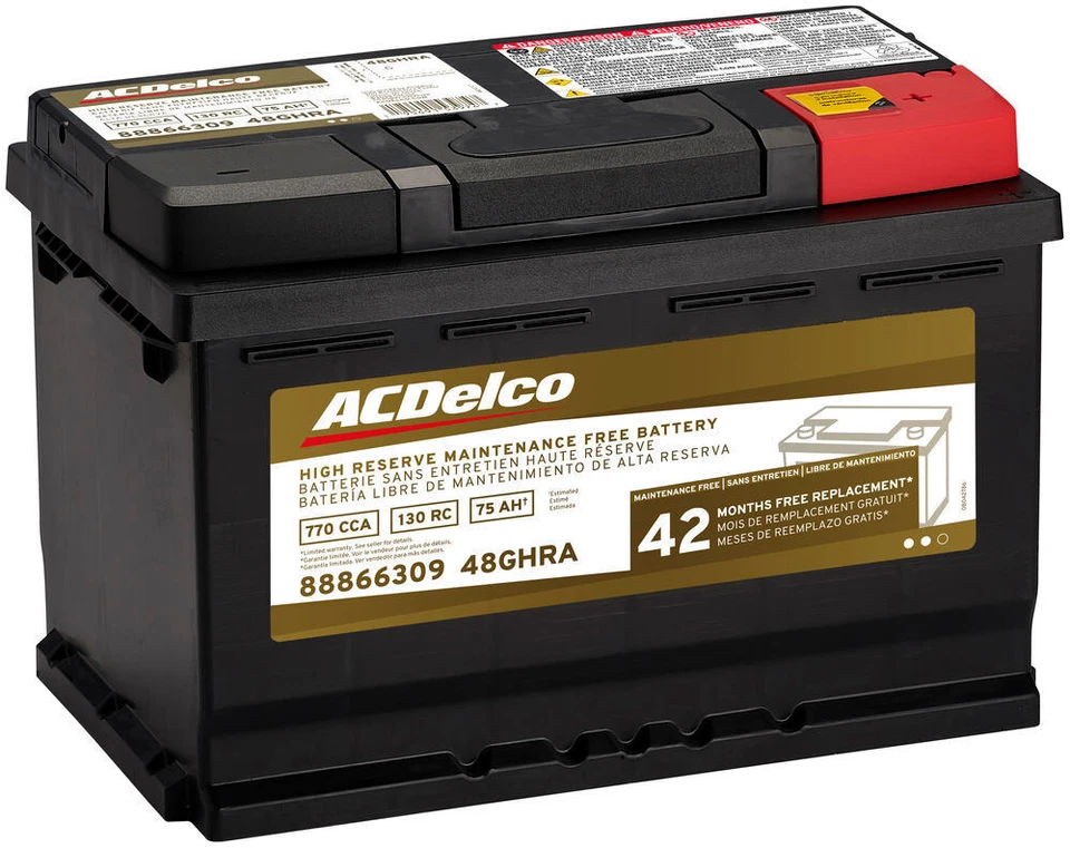 Vehicle Battery-42 Month Warranty High Reserve ACDelco 48GHRA Duramax - Image 2 of 4