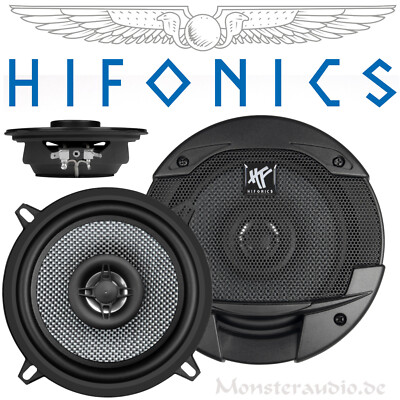 Hifonics 160 Watt 13cm Flach-Lautsprecher BRX-52 2-Wege 130mm Boxen Set Auto