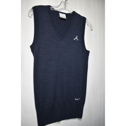 Nike Golf Atlanta Braves Weste Merinowollmischung ärmellos Pullover Small - Bild 2 von 4