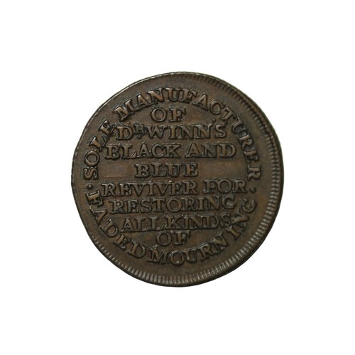England 1800's London Old Kent Road T. Pryce Copper Farthing Token W.2753 - Picture 2 of 2