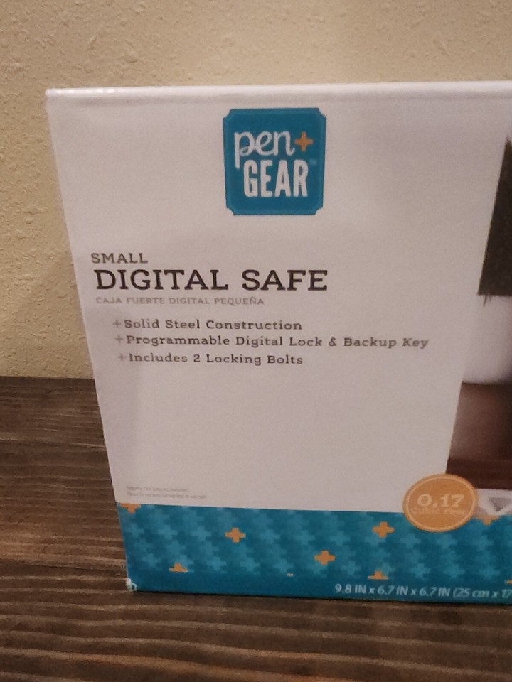 Pen + Gear Digital Safe Model 17SCM with Electronic Lock and Backup Key. 134 eBay