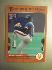 2021 TOPPS TURN BACK THE CLOCK CHERRY RED PARALLEL DWIGHT GOODEN #25