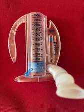 AirLife Incentive Spirometer 2500 Milliliter Lung Exercise Device
