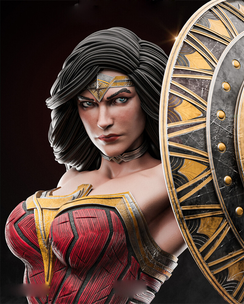 Wonder Woman 1/8 1/6 3D Print Figure Model Kit Unpainted Wonder Woman 1/8 1/6 3D Print Figure Model Kit Unpainted