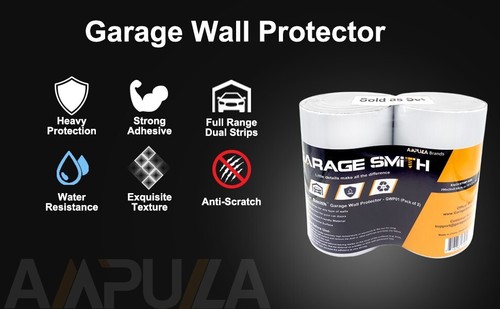 NEW 2x Garage Home Wall Protector Car Door Easy Install EVA Foam Bumper Guard - Picture 7 of 8