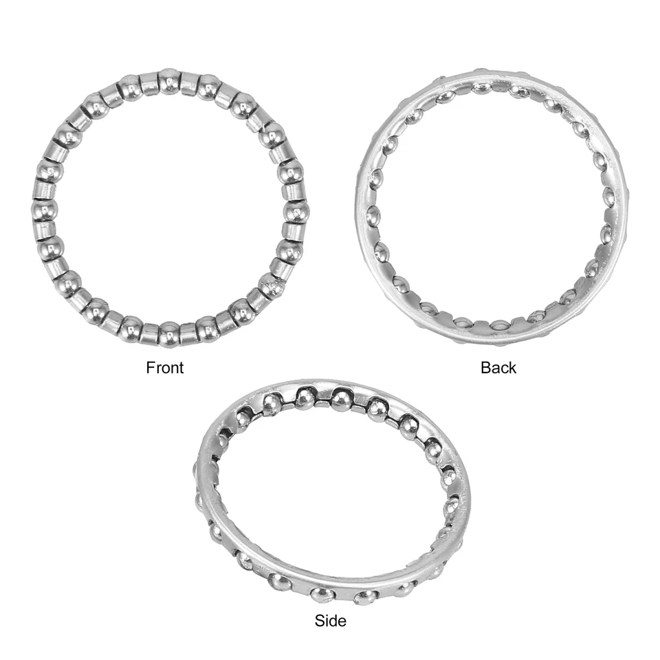 40mm x 20 Ball Bearing Cages Crank Wheel Bearing Retainer for Bicycle Pack of 10 - Image 3 of 4