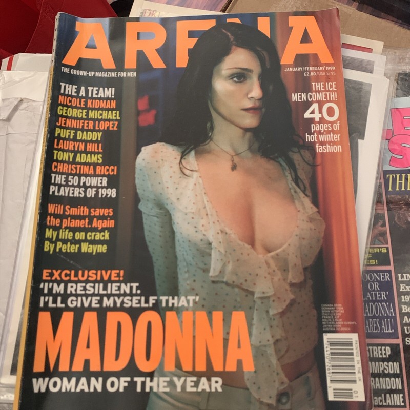 MADONNA - ARENA Magazine UK  - January/February 1999