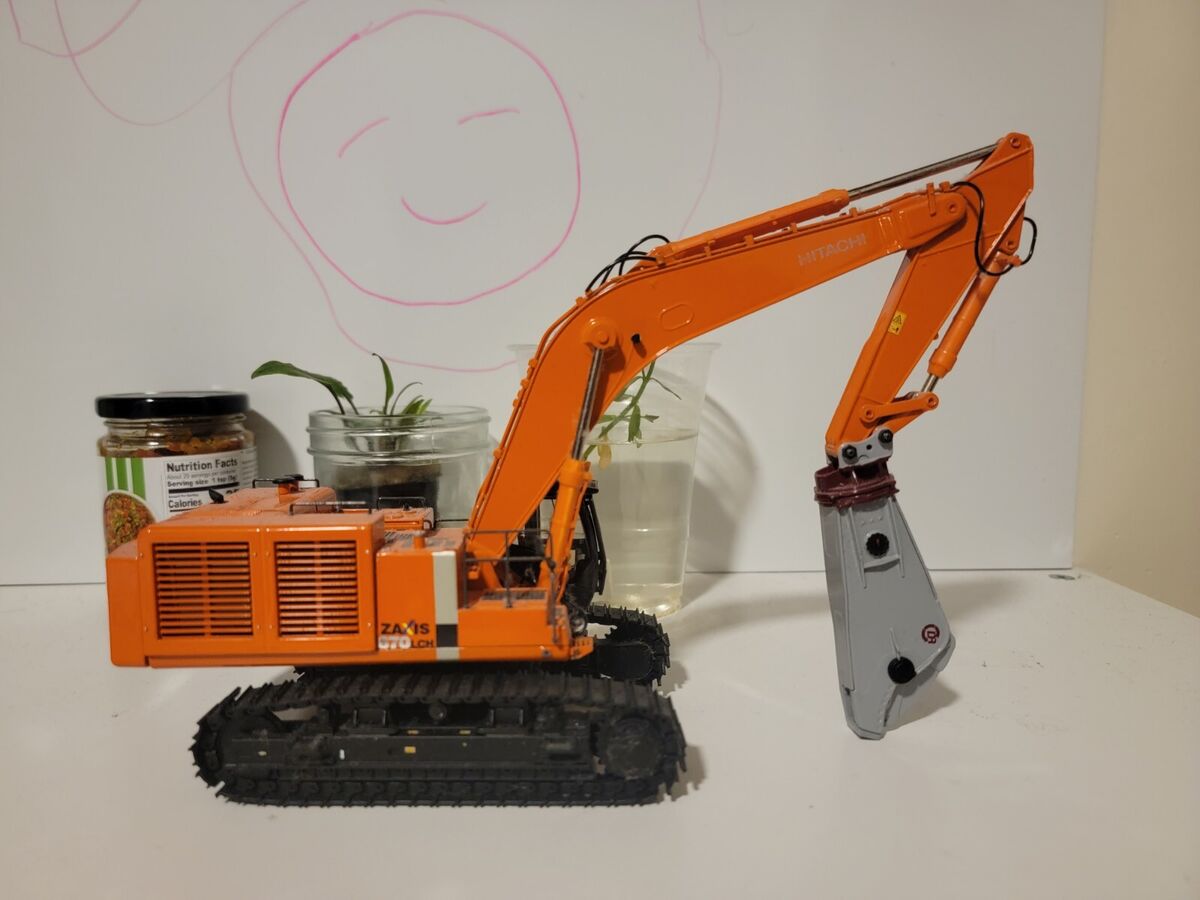 HITACHI ZX870LCH-3 Hydraulic excavator Scale 1:50 | eBay HITACHI ZX870LCH-3 Hydraulic excavator Scale 1:50 | eBay