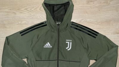 JUVENTUS ADIDAS 2017/2018 FOOTBALL TRAINING HOODIE JACKET SIZE “XS