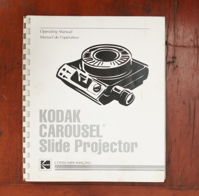 あい KODAK CAROUSEL SLIDE PROJECTOR OPER. MANUAL/131673 | eBay