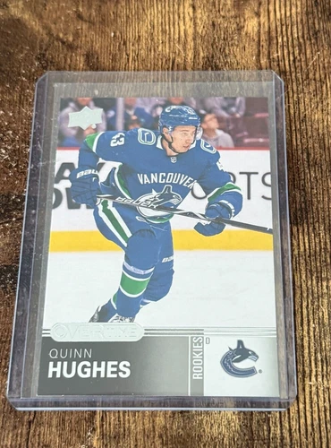 2019-20 Upper Deck Overtime Quinn Hughes #50 Rookie RC
