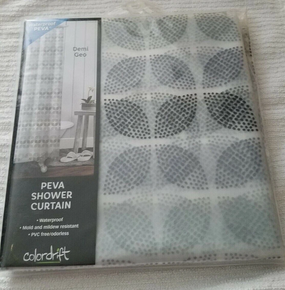 Cortina de ducha de baño de tela limitada Saturday Knight 70 x 72 o colordift - ELECCIÓN Foto 3 de 4