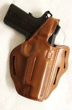 BIANCHI LEATHER 1911 GOVERNMENT HOLSTER “The Lajatico” Model-MADE IN ITALY-RH