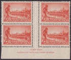 Australia 1934 KGV Centenary Victoria 2d p11½ Imprint Block Mint SG147a cat £64