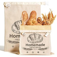 Beeswax Bread Bag Homemade Bread Reusable Toaster Bag Food Storage