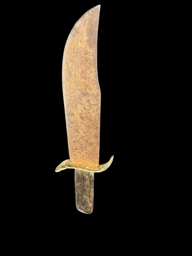 Civil War Era Soldier’s Iron Knife w/ Wood Handle – Antique Vintage