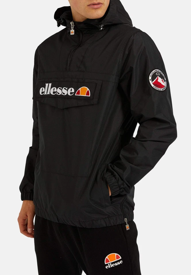 Ellesse Mens Jacket Mont 2 Half Zip Jacket Anthracite - Image 2 of 4