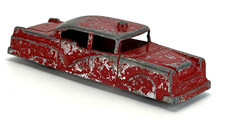 Vintage 1950s Midgetoy Red Fire Chief Car 3.5 inch USA