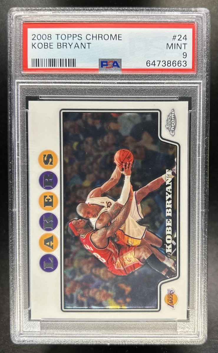 25+ Topps Chrome Kobe Bryant/LeBron James 2008-09 #24 for sale