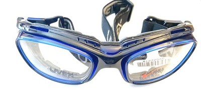 Uvex by Honeywell Safety Goggles Eyeglasses Frames SW09 L3 Blue 56-21-127 Strap
