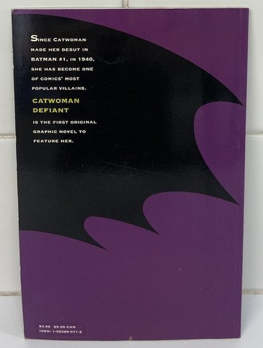 CATWOMAN DEFIANT: DC Comics, Softcover, One Shot Graphic Novel 1992 - Bild 2 von 2