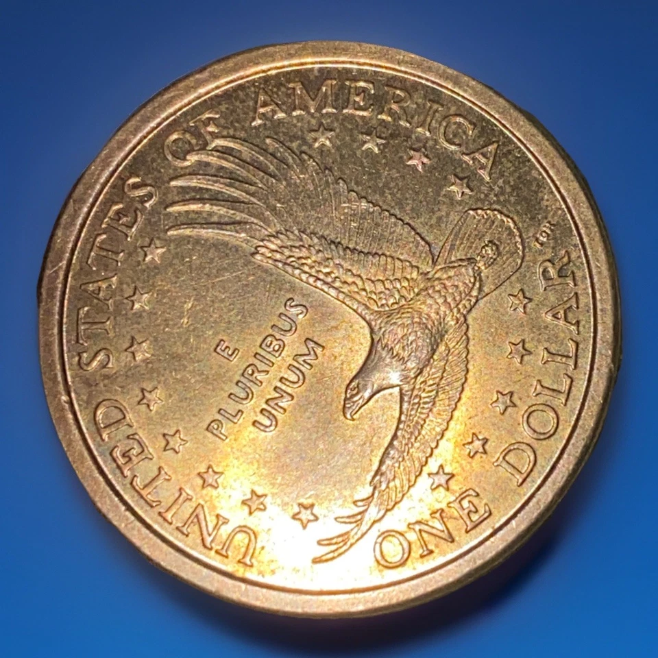 2000 Sacagawea Dollar P Minting Rare errors, off center strike,  - Image 2 of 4