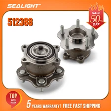 Pair Rear Wheel Bearing and Hubs For Nissan Altima Maxima Pathfinder Murano FWD