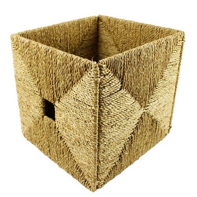 IKEA KNIPSA Seagrass Storage Baskets Set of 2 12.5in Natural | eBay