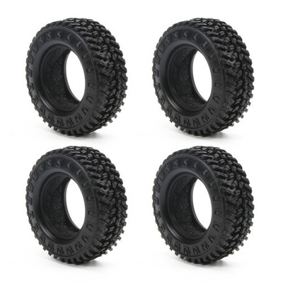 RCAWD 55MM 1.25 inch TRX4M Tires Rubber for 1/18 FMS TRX4M Series Upgrade Parts