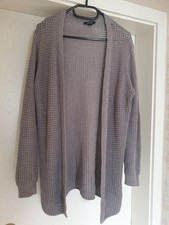 Long Cardigan, Strickjacke Gr. S 36/38 grau G...