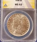 1883-O   MORGAN DOLLAR  *BRIGHT WHITE LUSTER*   MS-62   VAM-55   TOUGH TO FIND!