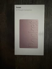 Pocket AI Thought Companion Voice Recorder Smart Assistant Baby Pink