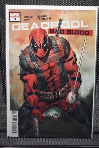 Deadpool Bad Blood #3 Rob Liefeld Cover A Marvel 2022 X-Force Wade Wilson 9.6