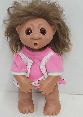 Rare Vintage 1979 T Dam Thumb Sucking Troll Doll #806 Large Denmark w/Xtra cloth