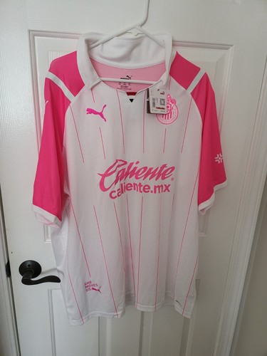 21-22 Chivas De Guadalajara Breast Cancer Awareness Jersey White-Pink Size 3XL