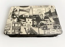 ZIPPO Lighters Metal Tin Box Vintage W/Felt Insert.Hold 10 Zippo Lighters