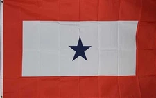 BLUE STAR SERVICE 3' X 5' POLY FLAG