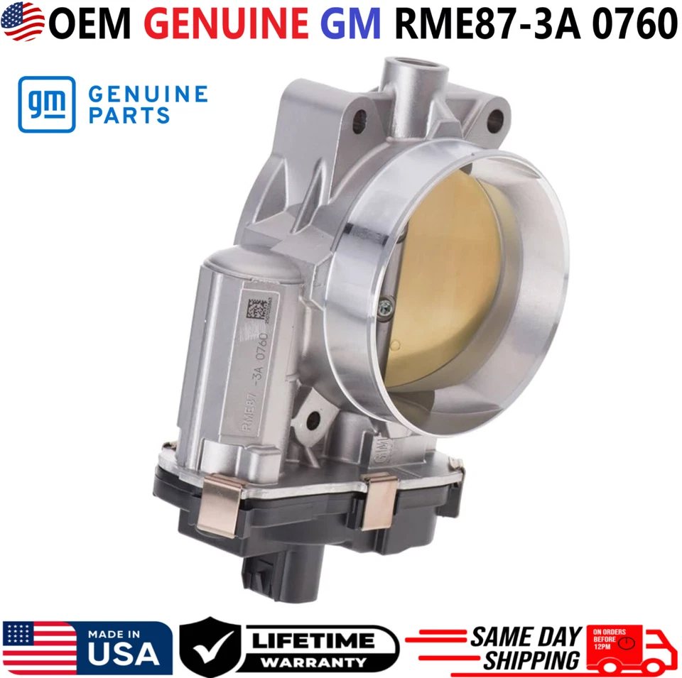GENUINE GM Throttle Body For 2006-2009 Chevrolet GMC, RME87-3A 0760, 12580760 - Image 2 of 4
