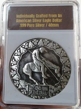 HOBO American Silver Eagle Dollar End Of The Trail Native Ameri Nickel ASE .999