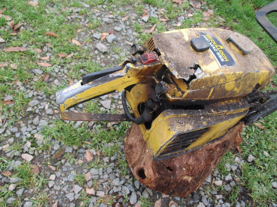 Ancien Tronconneuse de Collection McCulloch Pro Mac 555  Pas Stihl, REXO, PPK - Photo 4/4
