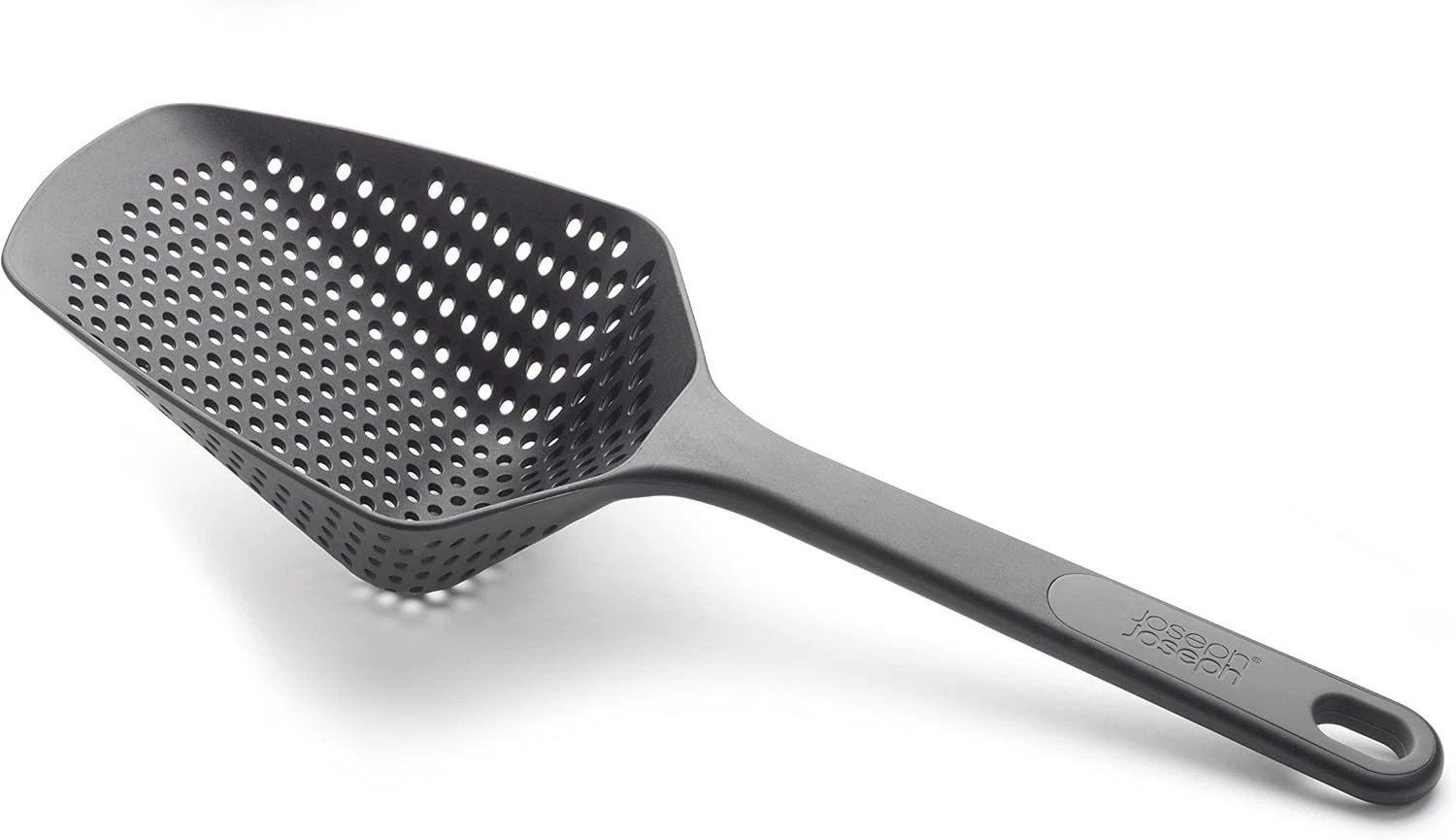 Scoop Plus Colander Spoon Drainer Strainer Heat Resistant Large Black