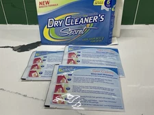 DRY CLEANER'S SECRET at Home Dry Cleaning In Your Dryer 3 Sheets Sealed
