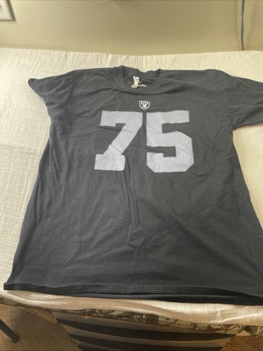 LAS VEGAS RAIDERS HOWIE LANGES HERREN T-SHIRT MIT NAME UND NUMMER NICHT MEHR PRODUZIERT XL